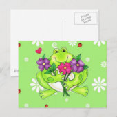 Frosch-Waren-Geschenke Postkarte (Vorne/Hinten)