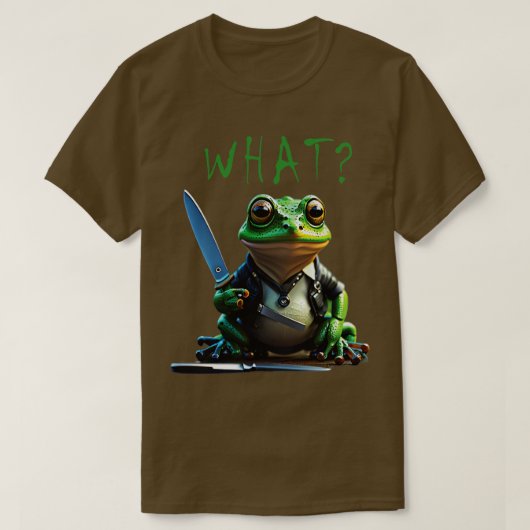 Frosch was T-Shirt (Design vorne)