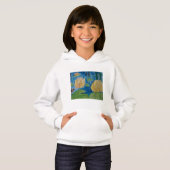 Frosch & Wasserlilien Hoodie (Vorne ganz)