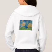 Frosch & Wasserlilien Hoodie (Rückseite)