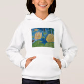 Frosch & Wasserlilien Hoodie (Vorderseite)