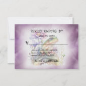 Frosch Wedding RSVP Karte (Vorderseite)