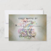 Frosch Wedding RSVP Karte (Vorderseite)