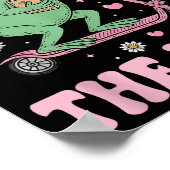 Frosch weg Lob Herrn Illustration Poster (Ecke)