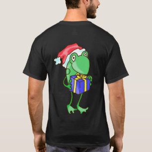 Frosch Weihnachten — Frosch, Gegenwart, Weihnachts T-Shirt