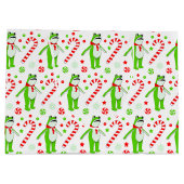 Frosch Weihnachten Große Geschenktüte (Rückseite)