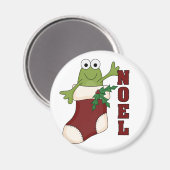 Frosch Weihnachten Holiday Shirts und Geschenke Magnet (Vorderseite/Rückseite)