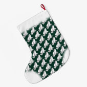 Frosch Weihnachten Strumpf Custom Bullfrog Strumpf Großer Weihnachtsstrumpf (Rückseite (Hängend))