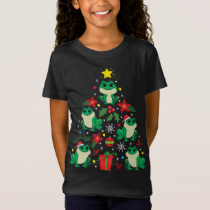 Frosch Weihnachtsbaum Funny Xmas Geschenk T-Shirt