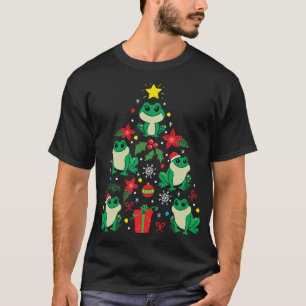 Frosch Weihnachtsbaum Funny Xmas Geschenk T-Shirt