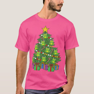 Frosch Weihnachtsbaum Niedlich Froschschschmuck Pe T-Shirt