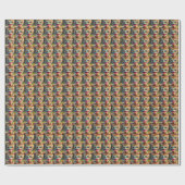 FROSCH WEIHNACHTSGEWRICKELPAPIER GESCHENKPAPIER (Flach)