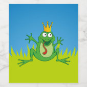 Frosch Weinetikett (Einzelnes Label)