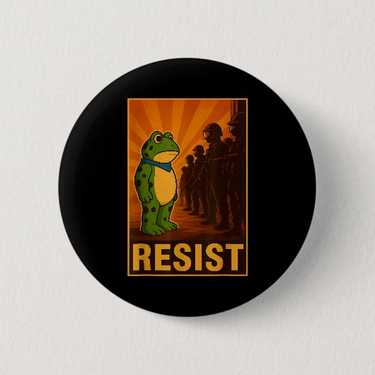 Frosch widersteht Rtland Frosch Protest - Rtland F Button (Vorderseite)
