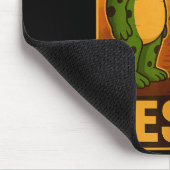 Frosch widersteht Rtland Frosch Protest - Rtland F Mousepad (Ecke)