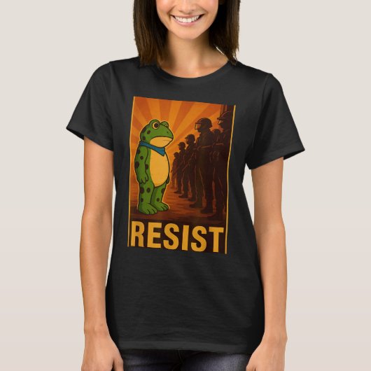 Frosch widersteht Rtland Frosch Protest - Rtland F T-Shirt (Vorderseite)