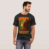 Frosch widersteht Rtland Frosch Protest - Rtland F T-Shirt (Vorne ganz)