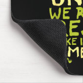 Frosch widersteht süß lustig mousepad (Ecke)
