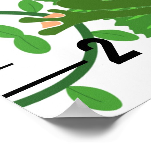 Frosch Wild Growth Chart Poster (Ecke)