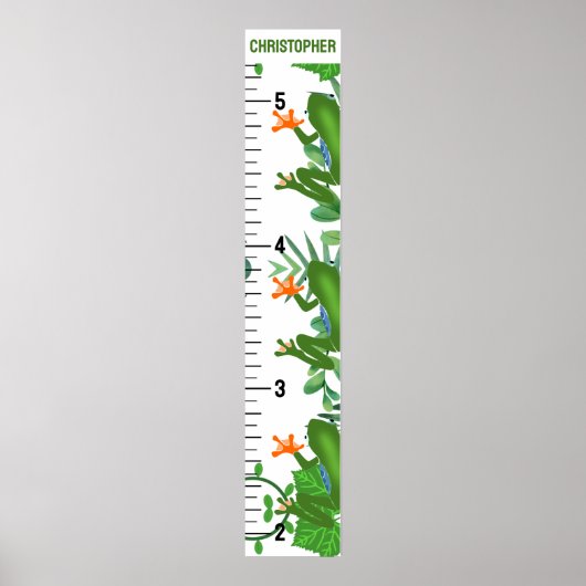 Frosch Wild Growth Chart Poster (Vorne)