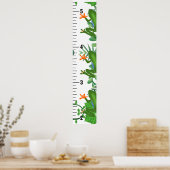 Frosch Wild Growth Chart Poster (Küche)