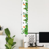 Frosch Wild Growth Chart Poster (Heimbüro)