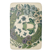 Frosch-Wildblumen für Kernbrennwerke Badematte (Vorderseite Vertikal)