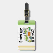 Frosch-Wissenschafts-Felsen Gepäckanhänger (Vorderseite vertikal)