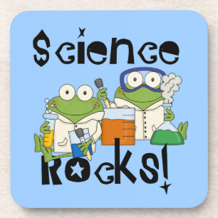 Frosch-Wissenschafts-Felsen Getränkeuntersetzer