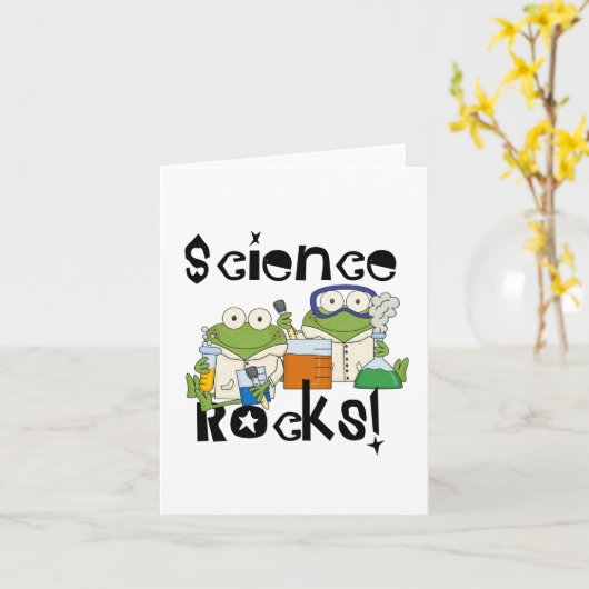 Frosch-Wissenschafts-Felsen Karte (Gelbe Blume)