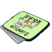 Frosch-Wissenschafts-Felsen Laptopschutzhülle (Vorne Knopf)