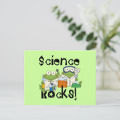 Frosch-Wissenschafts-Felsen Postkarte (Stehend Vorderseite)