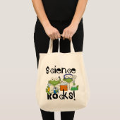 Frosch-Wissenschafts-Felsen Tragetasche (Vorderseite (Produkt))