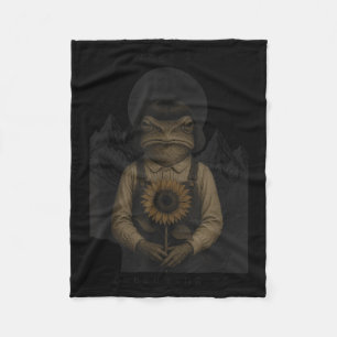 Frosch-Wut verzehrt mich Sarkastisches Meme Lustig Fleecedecke