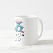 Frosch-Yoga Kaffeetasse (VorderseiteRechts)