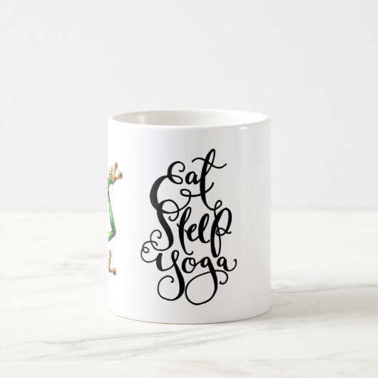 Frosch-Yoga Kaffeetasse (Mittel)