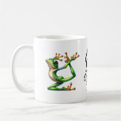 Frosch-Yoga Kaffeetasse (Links)