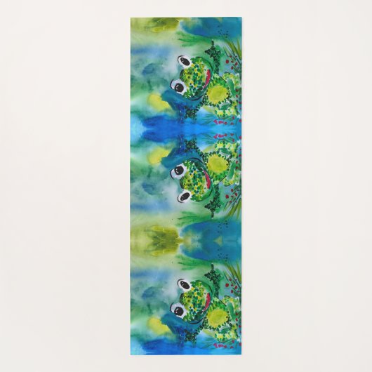 Frosch Yogamatte (Rückseite)