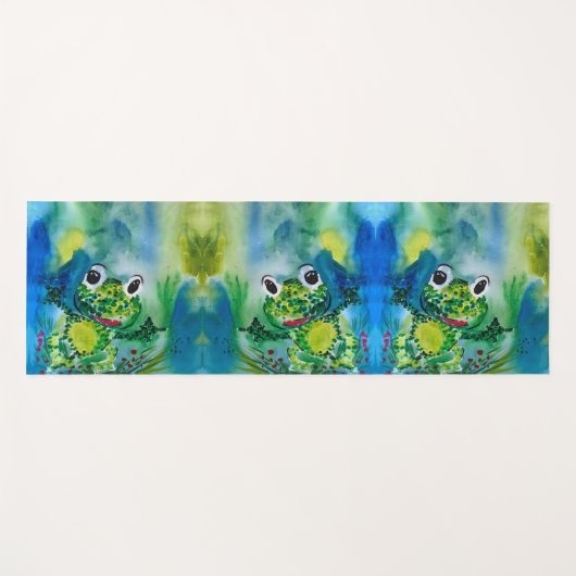 Frosch Yogamatte (Vorderseite (Horizontal))