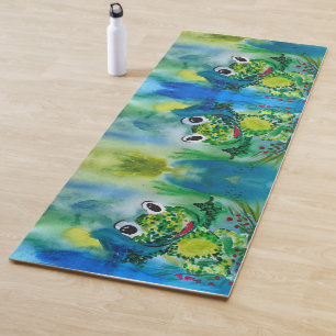 Frosch Yogamatte