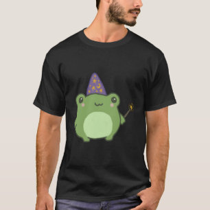 Frosch-Zauberer-Cottagecore-Ästhetik T-Shirt