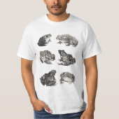 Frosch Zeichnend Grafik T-Shirt (Vorderseite)