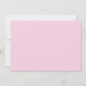 Frosch zum Geburtstag Einladung für Mädchen (Rückseite)