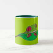 Frosch Zweifarbige Tasse (Mittel)