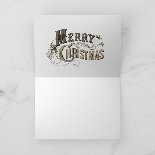 Froschangriff Feiertagskarte (Innenseite)