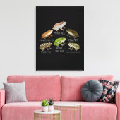 Froschart Frosch Rassen Amphibien Frösche Leinwanddruck (Insitu (Wohnzimmer))