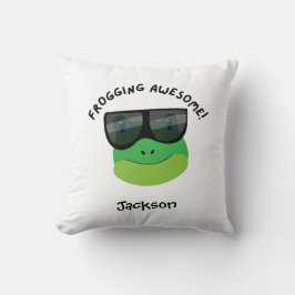 Froschartig Awesome Kissen