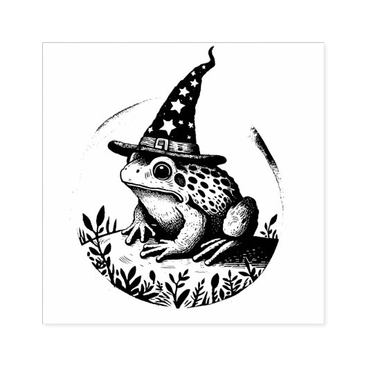 Froschassistent Gummistempel (Prägung)