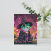 Froschassistent Postkarte (Stehend Vorderseite)