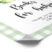 Froschbaby-Dusche - Bücher für das Baby Poster (Ecke)